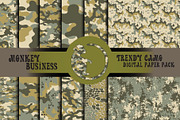 Army print, Camouflage wallpapers, an Illustration by Monkey Business (Thumbnail 1 of 10)
