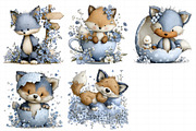 Whimsical Spring Fox Clipart, an Illustration by Daily.Designs (Thumbnail 8 of 8)