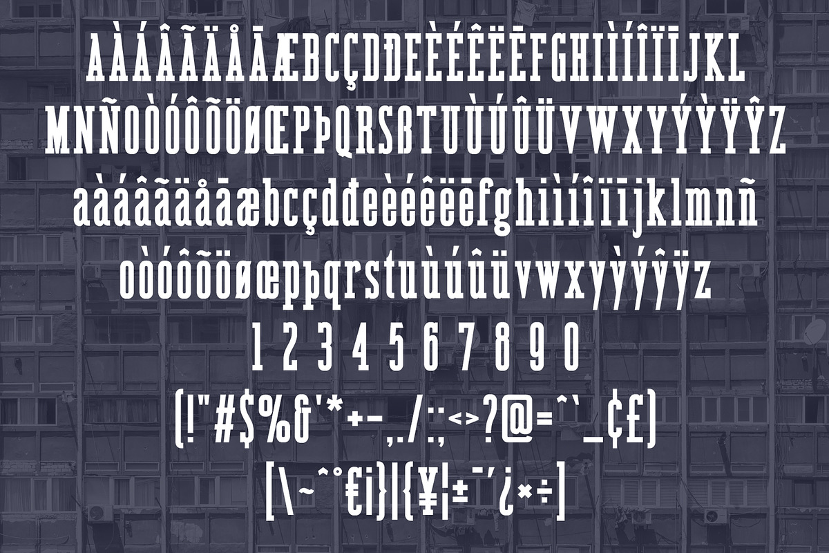 Urban - Brutalist Serif Font, a Sans Serif Font by Bart Wesolek (Photo 2 of 5)