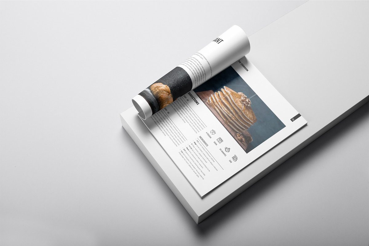 Cookbook Template, a Magazine Template by DesignCrest (Photo 8 of 13)