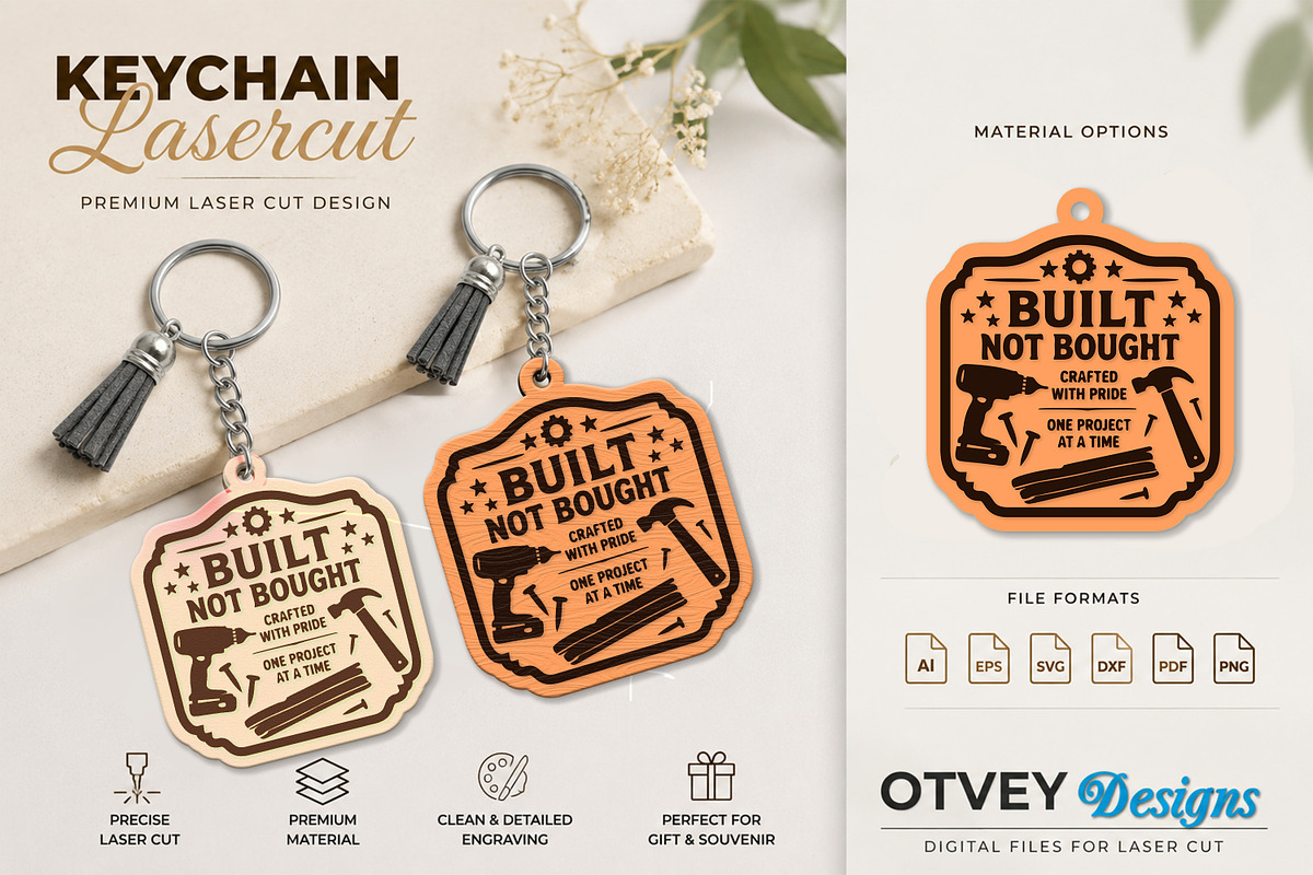 Dads Garage Signs Workshop Keychain, an Object Graphic by OTVEY DESIGN (Photo 4 of 13)