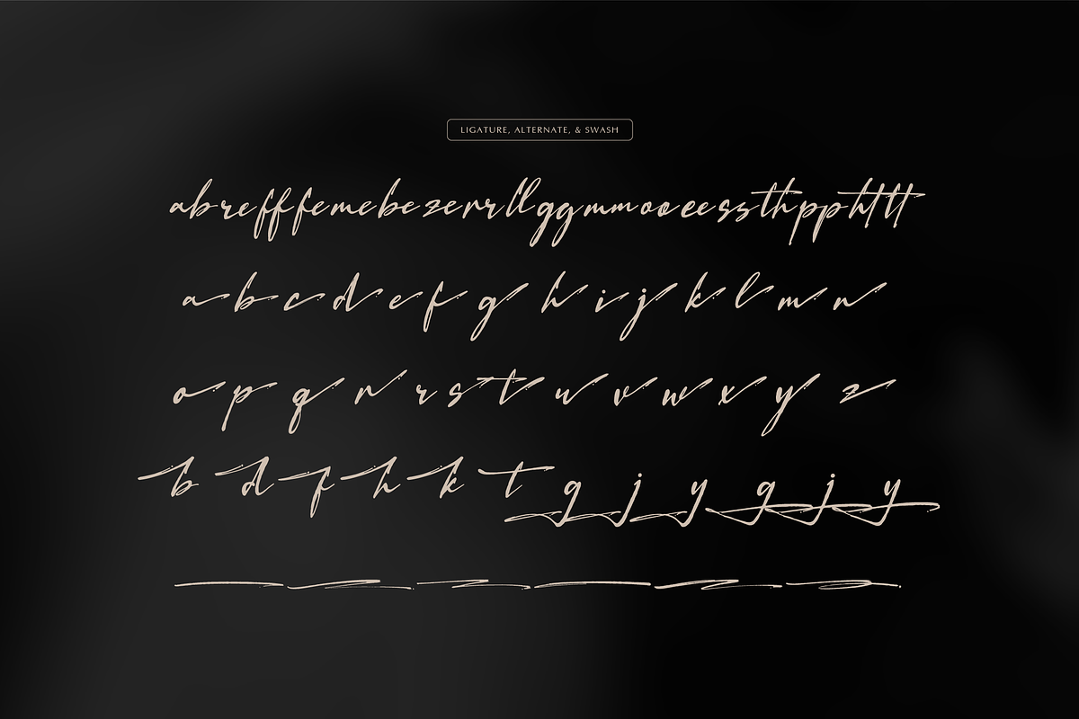 Alletind | Natural Signature Font, a Script Font by gracetype_studio (Photo 11 of 12)