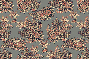 Paisley Seamless Fabric Pattern