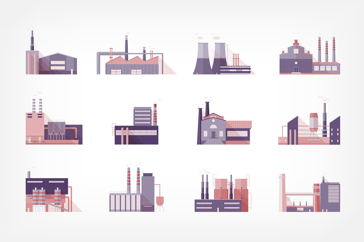 Industrial factories, plant building, a Technology Illustration by Good Studio (Photo 2 of 3)