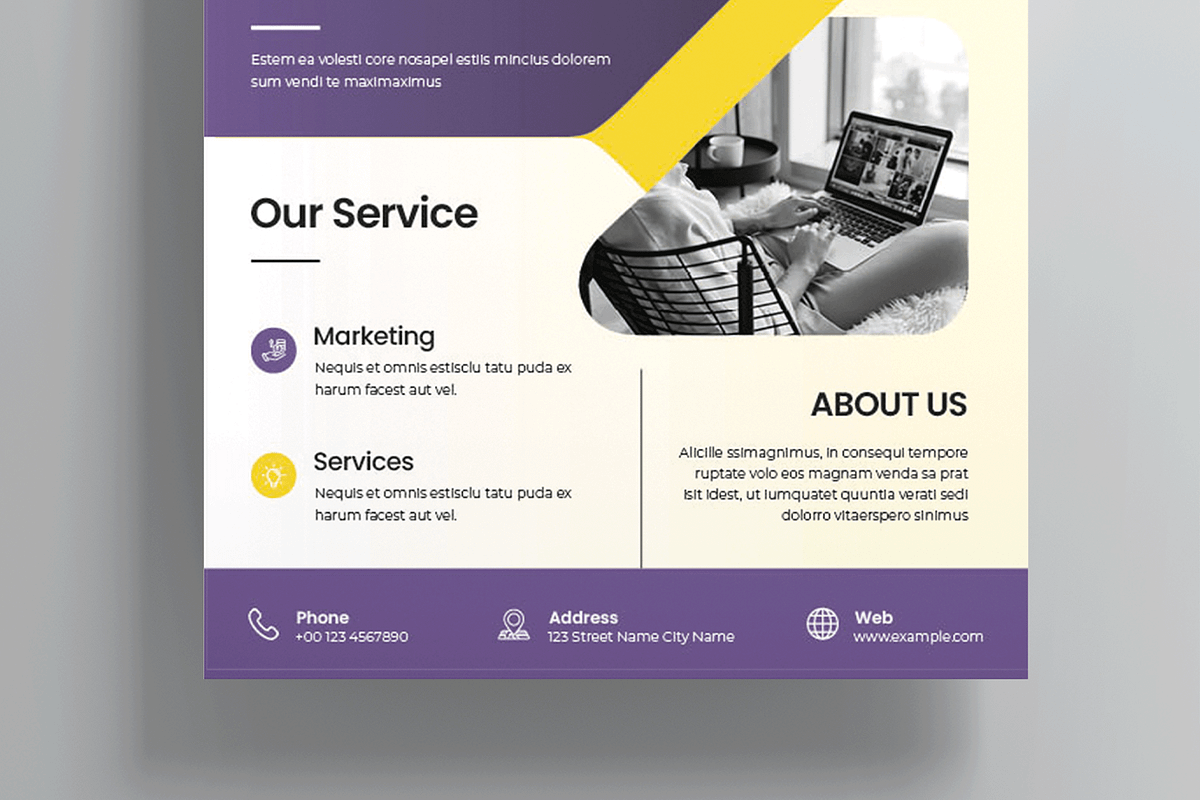 Digital Marketing Agency Flyer, a Flyer Template by MightyDesign (Photo 3 of 8)