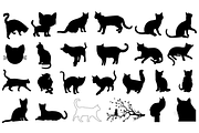 Cat Silhouette, an Animal Illustration by newminddesign (Thumbnail 1 of 3)