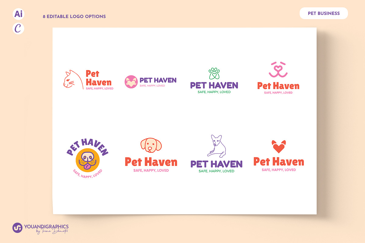 Branding Kit - Pet Business, an Object Graphic by Youandigraphics (Photo 12 of 13)