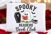 Spooky Readers Book Club PNG, a Seasonal Illustration by DreamCafeArt (Thumbnail 5 of 7)