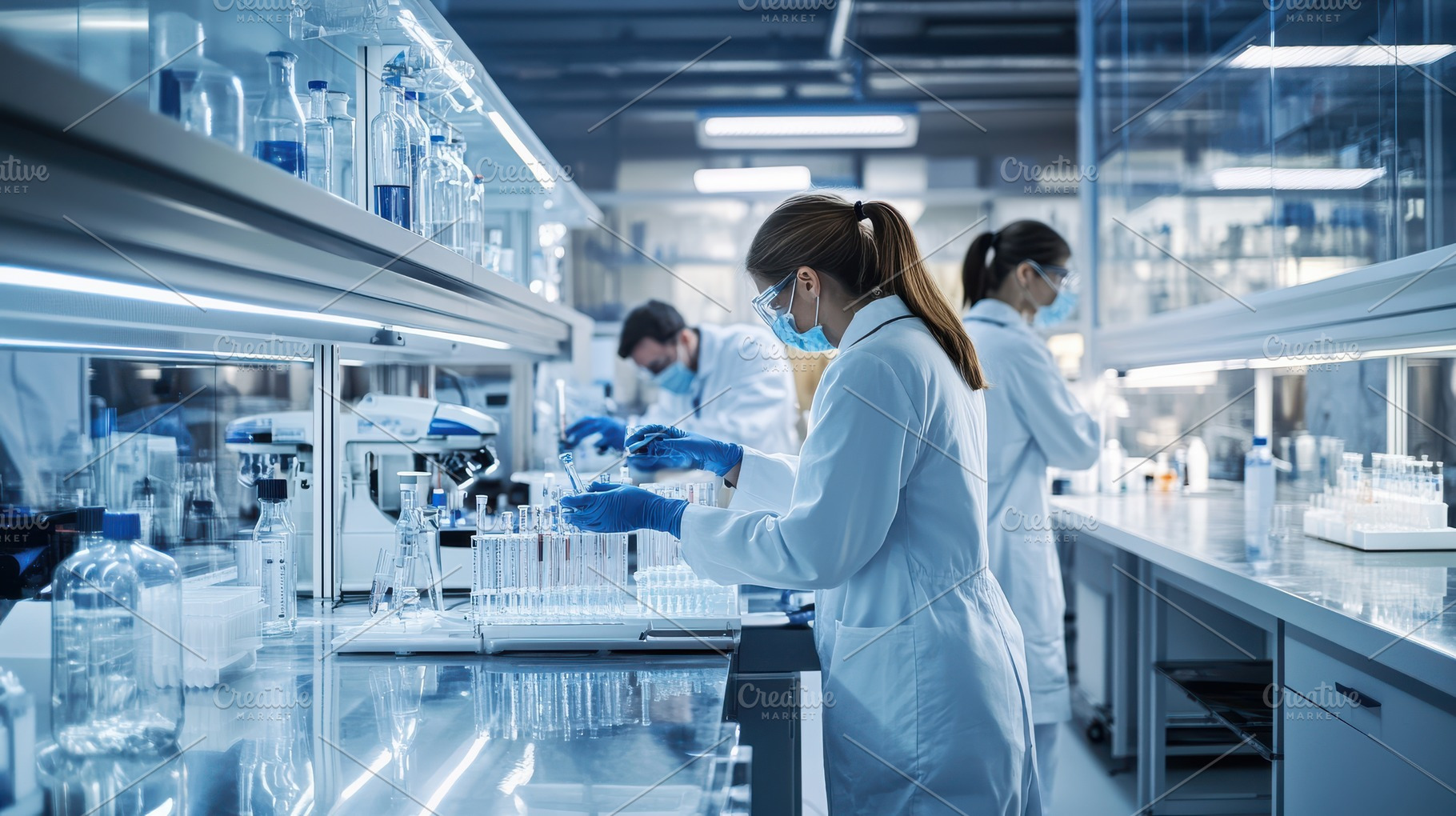 Researchers conducting experiments,, a Health & Medical Photo by Pixeness Studio