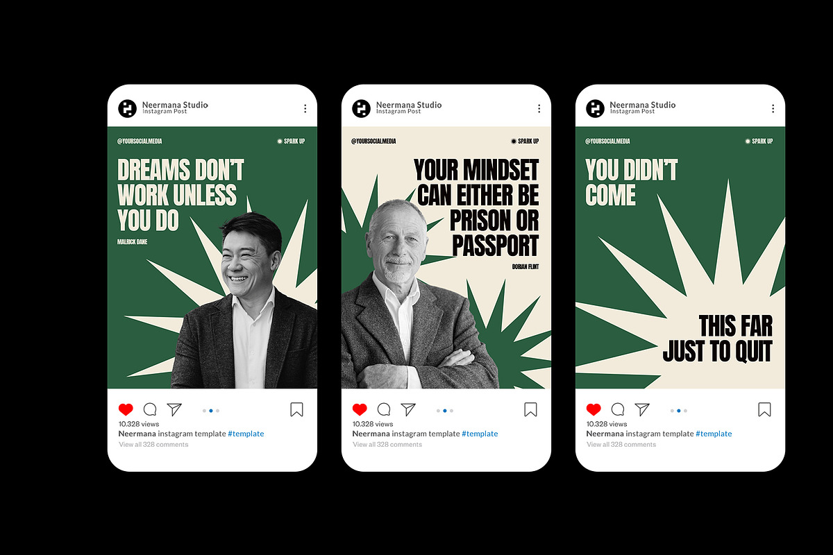 Motivation Instagram Post preview 4