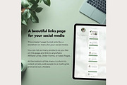 Systeme.io Sage Botanica Link in Bio, a Landing Page Template by Hayley's Digital Hub (Thumbnail 5 of 10)