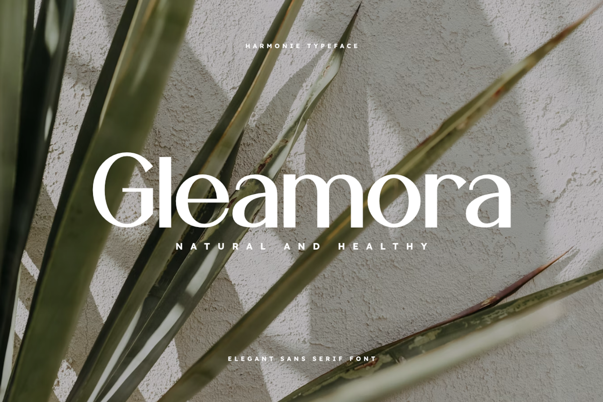 Harmonie | Elegant Modern Sans Serif, a Sans Serif Font by Masyafi Studio (Photo 8 of 8)