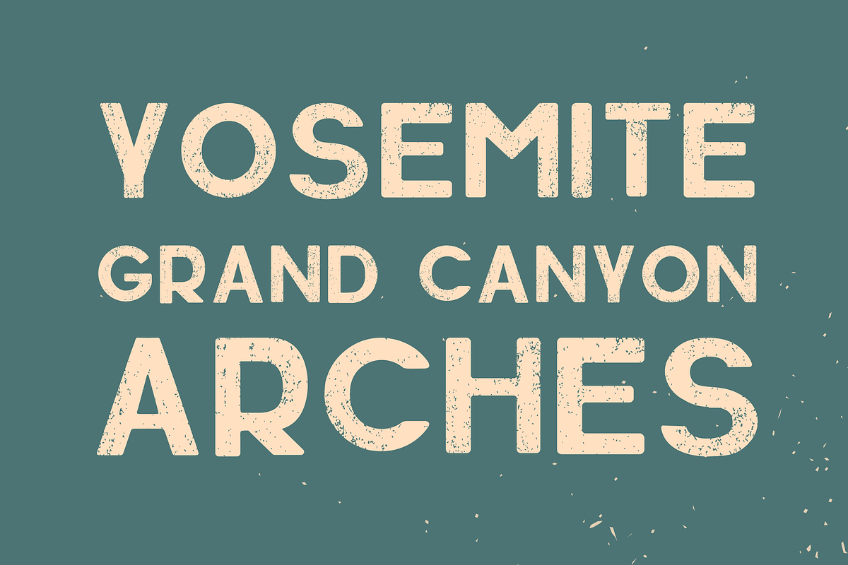 Ciremai - Vintage Display Font, a Sans Serif Font by Zakazis (Photo 6 of 6)