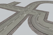 Road Modules PBR Pack, an Architecture 3D Model by Daniel Mikulik (Thumbnail 17 of 24)
