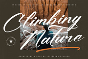 Climbing Nature Modern Calligraphy, a Script Font by Letterena Studios Script (Thumbnail 1 of 15)