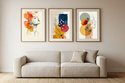 Abstract Feminine Portrait Wall Art, a Poster Template by Pixeness Studio (Thumbnail 1 of 2)