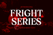 Fright Series – Horror Serif Font, a Serif Font by Yukita Creative (Thumbnail 1 of 8)