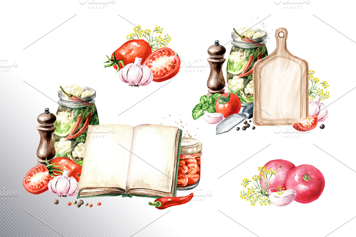 Homemade. Organic, a Food Illustration by Daria Ustiugova (Photo 2 of 12)