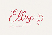 Ellise - Lovely Script Font, a Script Font by BrandSemut (Thumbnail 10 of 11)
