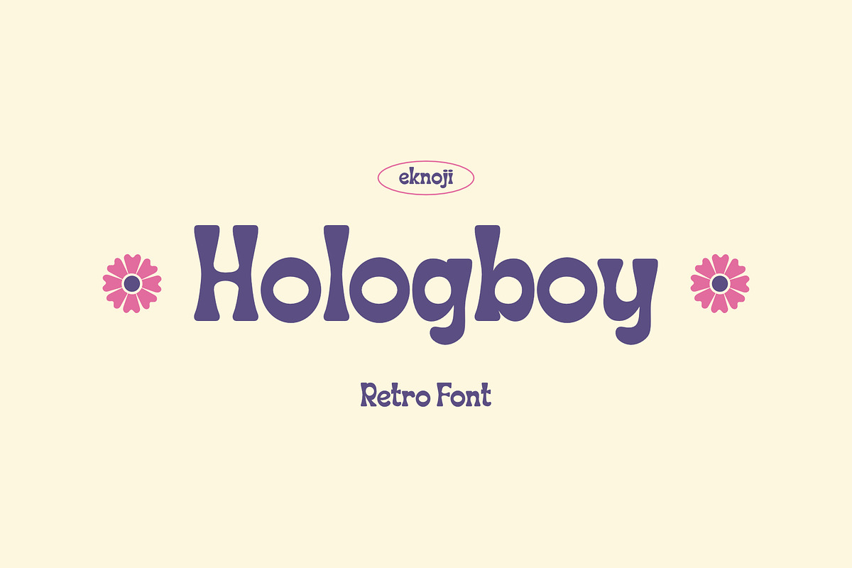 Hologboy, a Serif Font by eknojistudio (Photo 1 of 9)