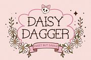 Daisy Dagger Serif Font, a Handwritten Font by Beck McCormick (Thumbnail 1 of 10)