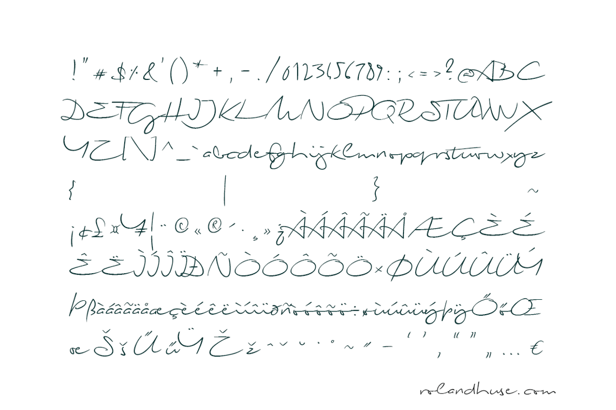Biloxi Script preview 3