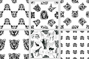 Animal Faces, an Animal Illustration by Ecaterina Sciuchina (Thumbnail 6 of 7)