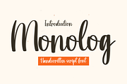 Monolog, a Handwritten Font by InermediaSTUDIO (Thumbnail 1 of 8)