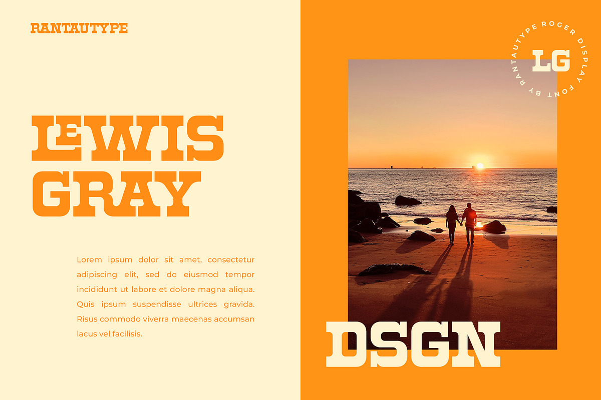 Roger Display Retro Western Font, a Serif Font by RantautypeStudio (Photo 10 of 15)