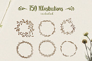 Peomy Extended Font & Illustrations, a Script Font by Wild Ones (Thumbnail 10 of 13)