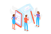 Voting concept, a Person Illustration by Good Studio (Thumbnail 1 of 3)