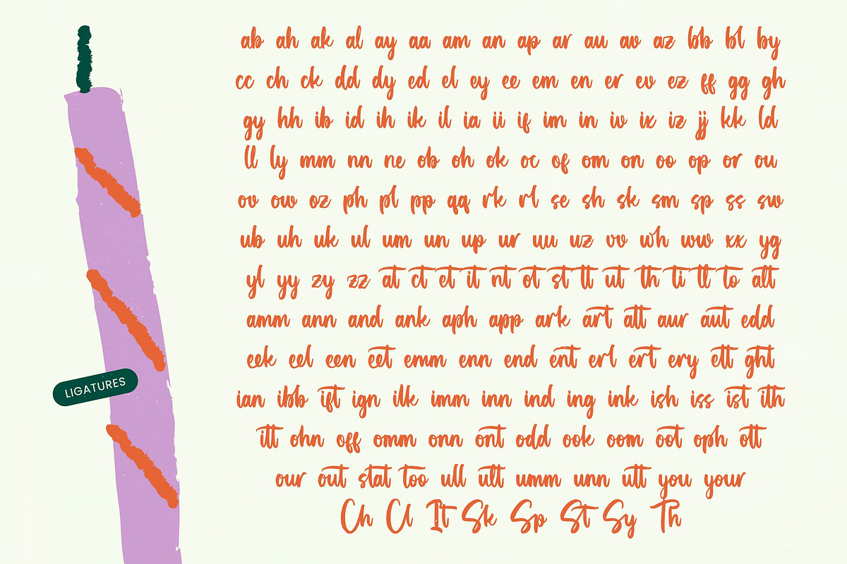 Smiles Chapter Bold Brush Font, a Script Font by Letterena Studios Script (Photo 8 of 20)