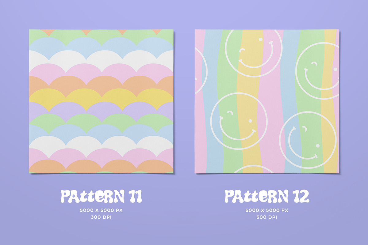 Pastel Pattern Set, a Pattern Graphic by Dedraw Studio (Photo 7 of 20)