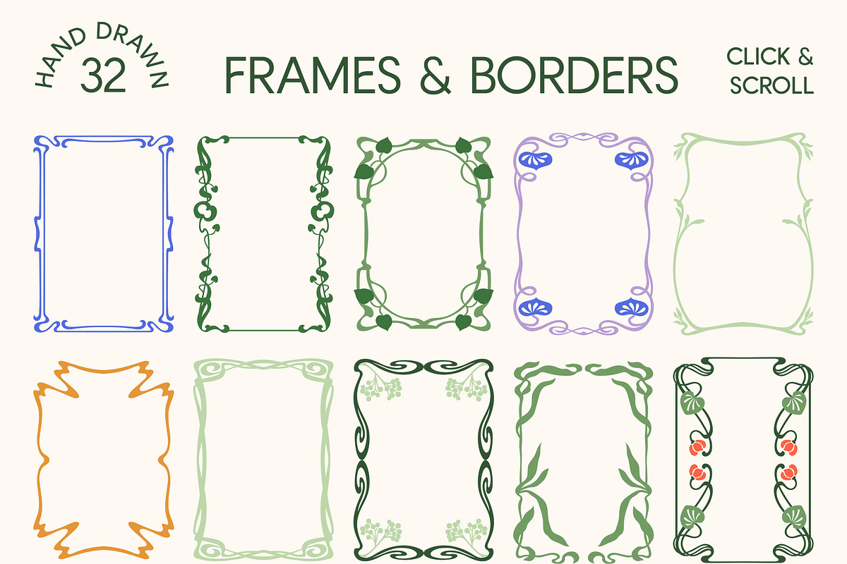 Art Nouveau Vector Poster Creator, an Object Graphic by ArtFM (Photo 8 of 15)