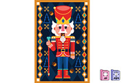 Classic Festive Nutcracker, a Person Illustration by MISS CHATZ (Thumbnail 2 of 3)
