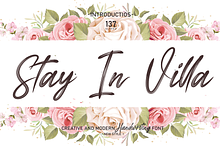 Stay In Villa | Script Font