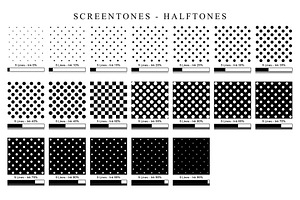 Screentones Collection 1 - Halftones