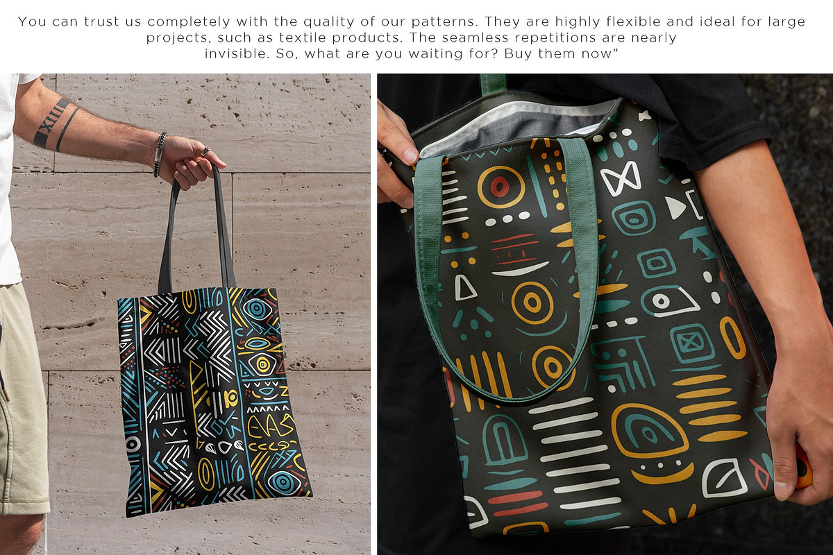 Ethnic-Inspiredf Tribal Pattern Set, a Pattern Graphic by Vibrand Studio (Photo 8 of 12)