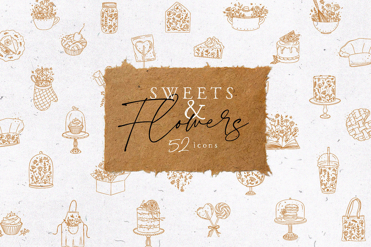 Sweets And Flowers, a Food Illustration by Anna (Photo 1 of 5)