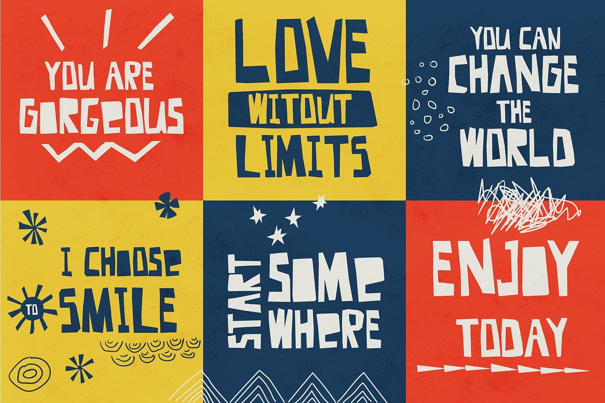 Cut And Paste - Paper Cut Font preview 3
