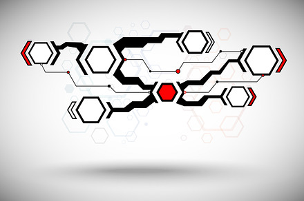 7 cells connected