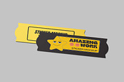 Sticker Mockup, a Household Mockup by seramoe (Thumbnail 4 of 5)