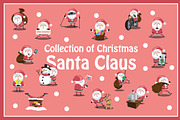 Santa Clauses set for christmas, a Decorative Illustration by iconerstock (Thumbnail 3 of 3)