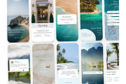 70 Travel Social Media Stories, a Social Media Template by PatternLab. (Thumbnail 7 of 8)