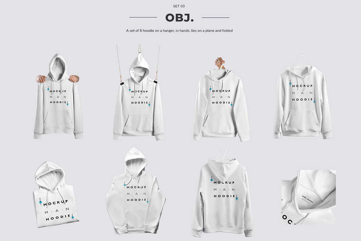 24 Hoodie Mockups ( Collection #2 ), a Hoody Mockup by Grow Design Craft Studio (Photo 6 of 7)