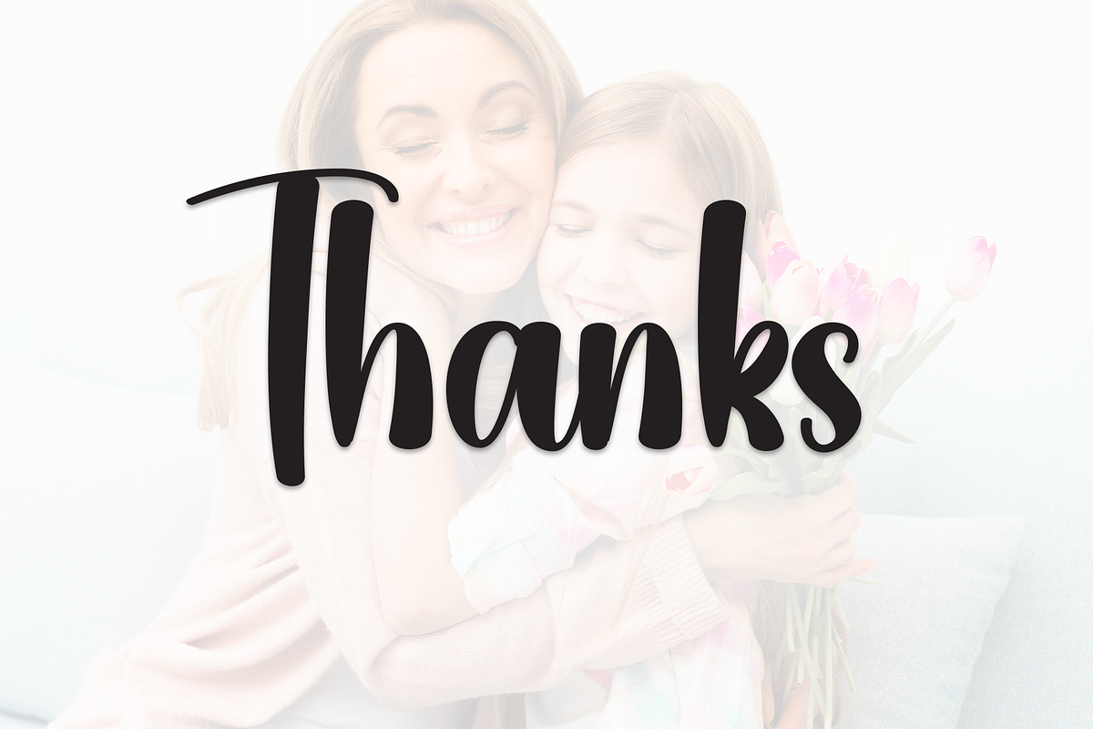 Daughter | Script Font, a Handwritten Font by Scratchones (Photo 8 of 8)