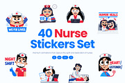 Animated Nurse Stickers Collection, an Emoji Icon by Prosymbols (Thumbnail 1 of 5)