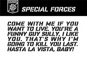 Special Forces stencil font, a Font by Doug Best Foundry (Thumbnail 2 of 2)