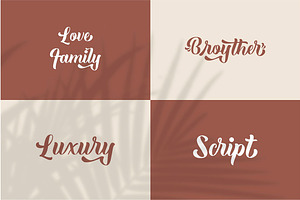 Broyther - Luxury Bold Script