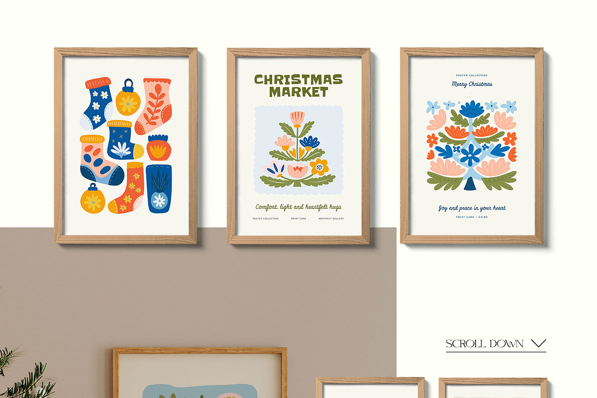 Abstract Christmas | WallArt Creator, an Object Graphic by Leleka.Store (Photo 7 of 20)